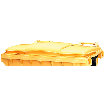 Крышка для мусорного контейнера 1100 л. арт. 22.C19 (Жёлтый)