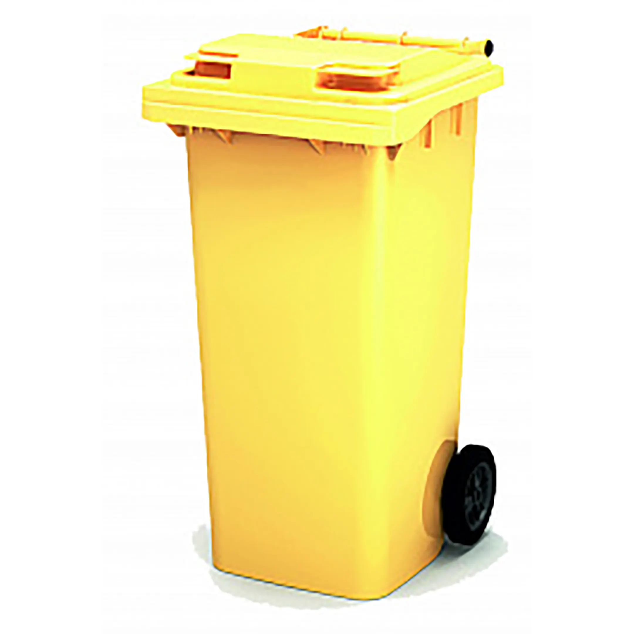 Мусорный контейнер 120 л. арт. 23.C29 (Жёлтый)